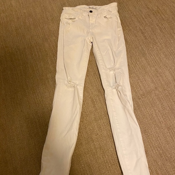 Joes Jean's White Size 25 Mid-Rise Straight Leg - Picture 2 of 7